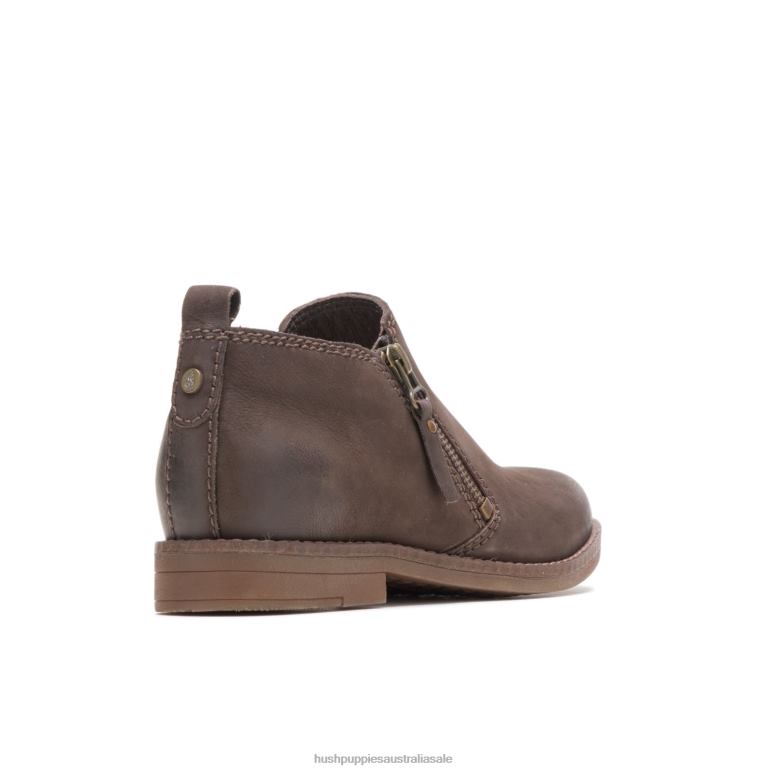 Dark Brown Nubuck Mazin Cayto Boot Women Hush Puppies Boot F264D164
