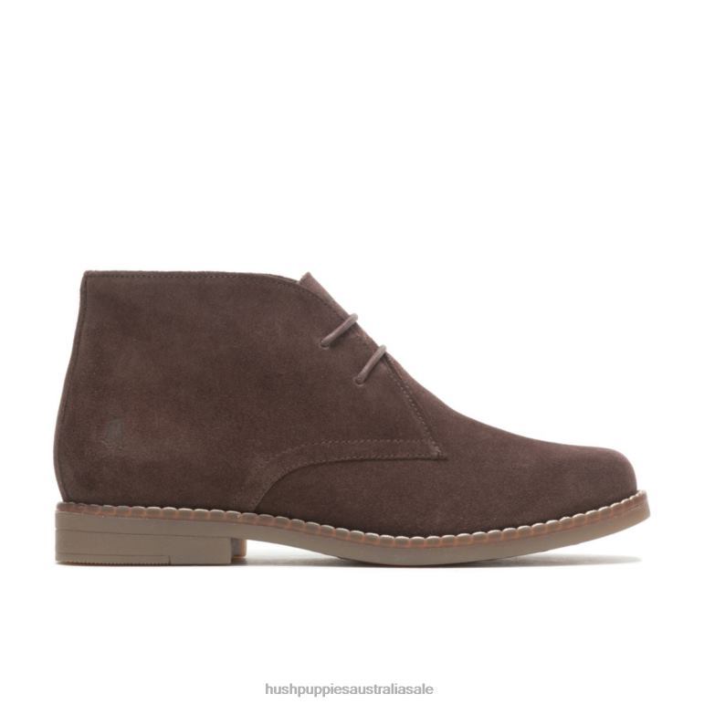 Dark Brown Suede Mazin Cayto Chukka Women Hush Puppies Boot F264D172