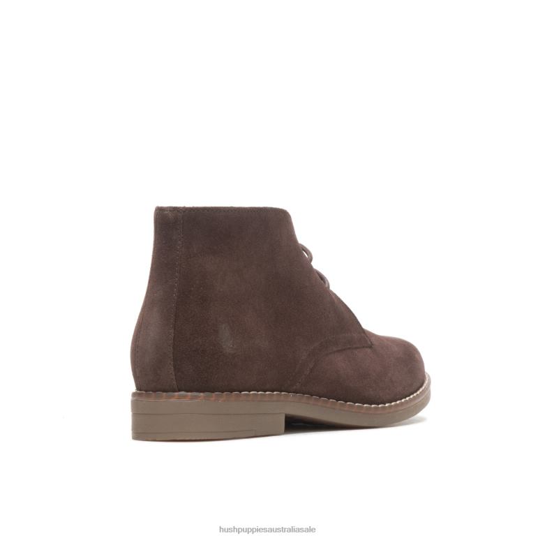 Dark Brown Suede Mazin Cayto Chukka Women Hush Puppies Boot F264D172