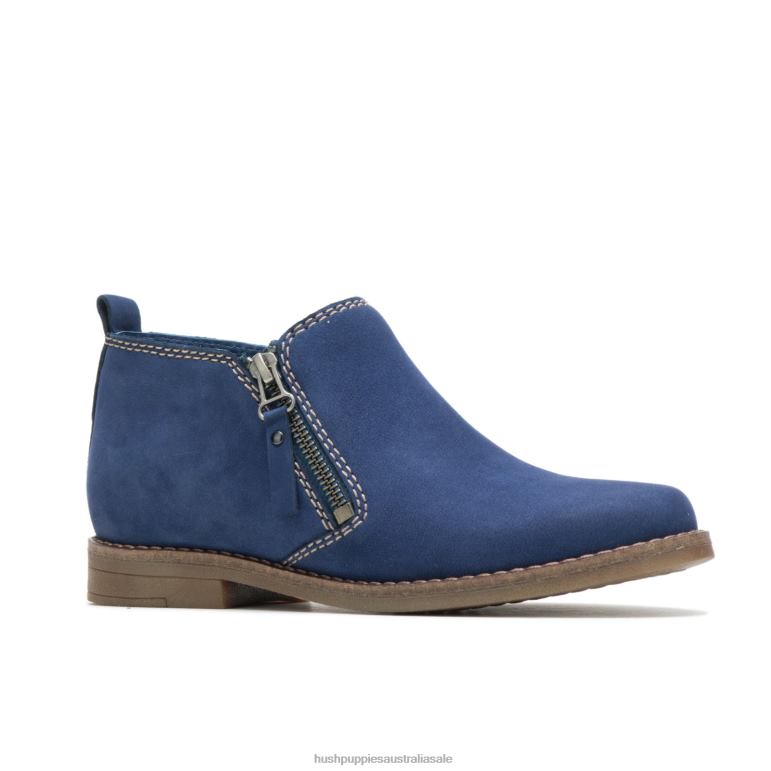 Navy Nubuck Mazin Cayto Boot Women Hush Puppies Boot F264D166
