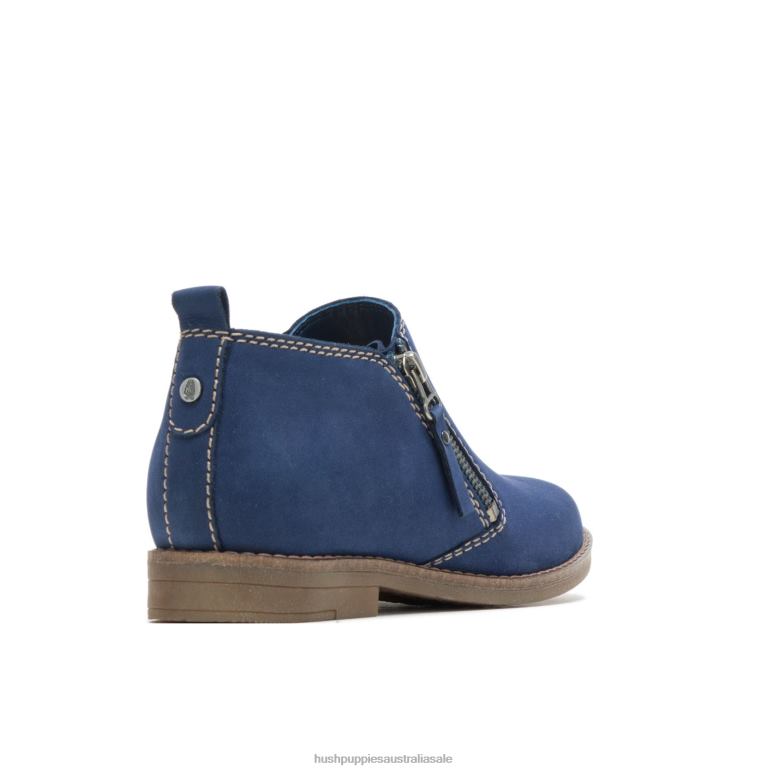 Navy Nubuck Mazin Cayto Boot Women Hush Puppies Boot F264D166
