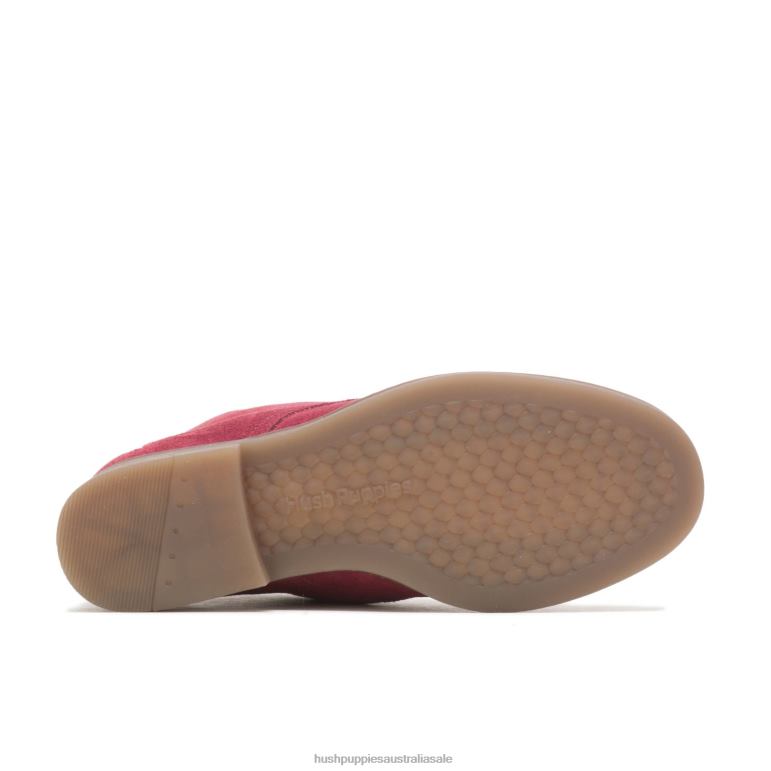 Rhubarb Red Suede Mazin Cayto Chukka Women Hush Puppies Boot F264D171