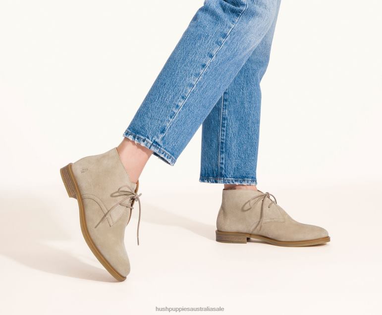 Taupe Suede Bailey Chukka 2 Women Hush Puppies Boot F264D201