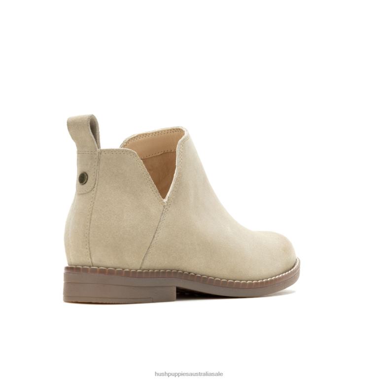 Taupe Suede Mazin Cayto Bootie Women Hush Puppies Boot F264D173