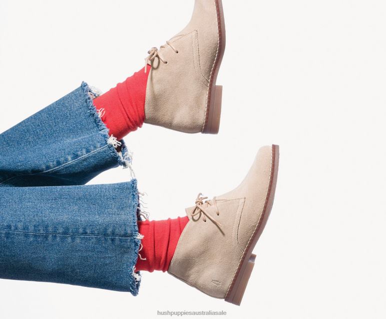Taupe Suede Mazin Cayto Chukka Women Hush Puppies Boot F264D170