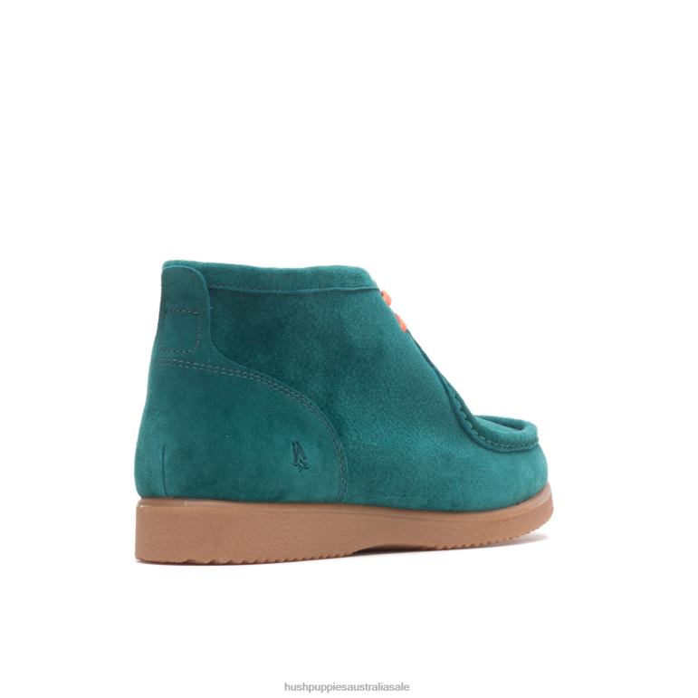 Teal Suede Unisex Bridgeport 4 Women Hush Puppies Boot F264D195