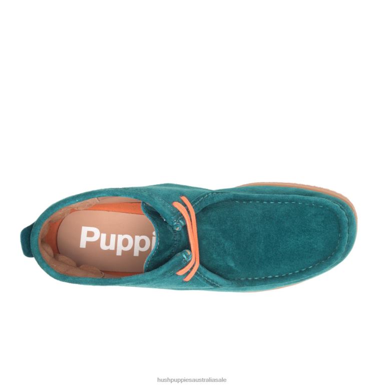 Teal Suede Unisex Bridgeport 4 Women Hush Puppies Boot F264D195