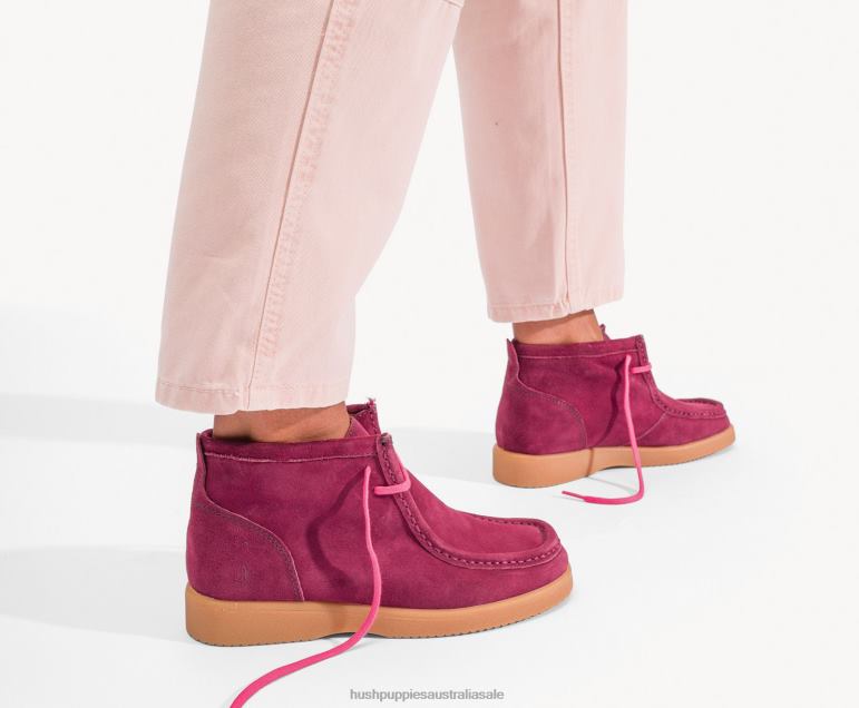 Wine Suede Unisex Bridgeport 2 Women Hush Puppies Boot F264D193