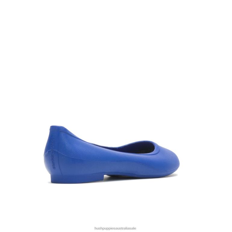 Blue Violet Brite Pops Flat Women Hush Puppies Flat Shoes F264D89