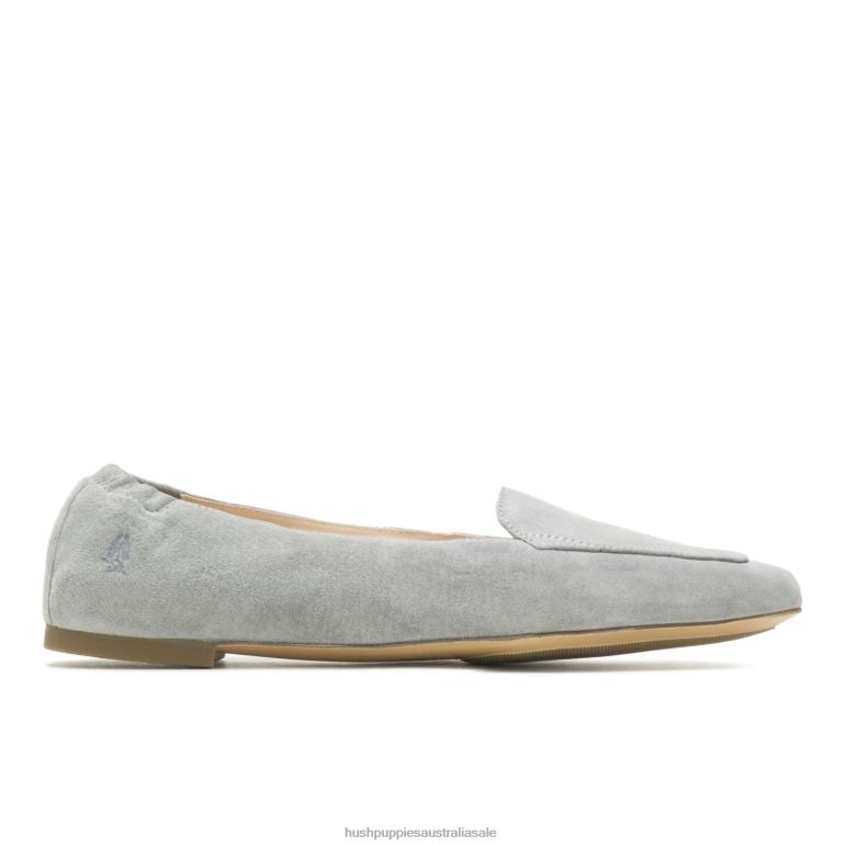 Frost Grey Suede Hazel Pointe Flat Women Hush Puppies Flat Shoes F264D50