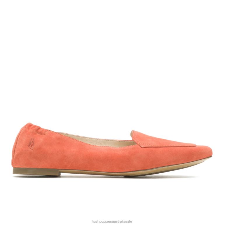 Ginger Spice Suede Hazel Pointe Flat Women Hush Puppies Flat Shoes F264D62
