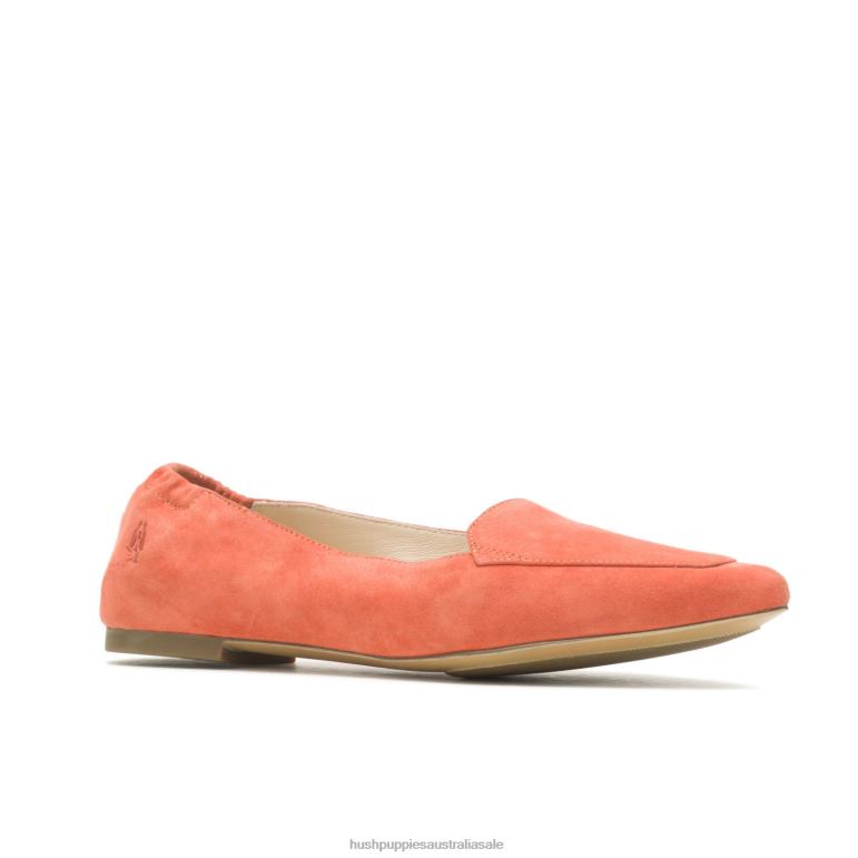 Ginger Spice Suede Hazel Pointe Flat Women Hush Puppies Flat Shoes F264D62