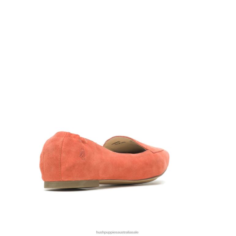 Ginger Spice Suede Hazel Pointe Flat Women Hush Puppies Flat Shoes F264D62