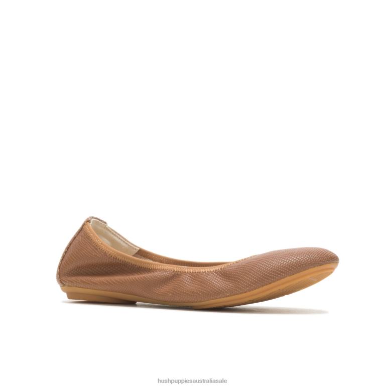 Gold Reptile Chaste Ballet Flat 2 Women Hush Puppies Ballet Flat F264D78