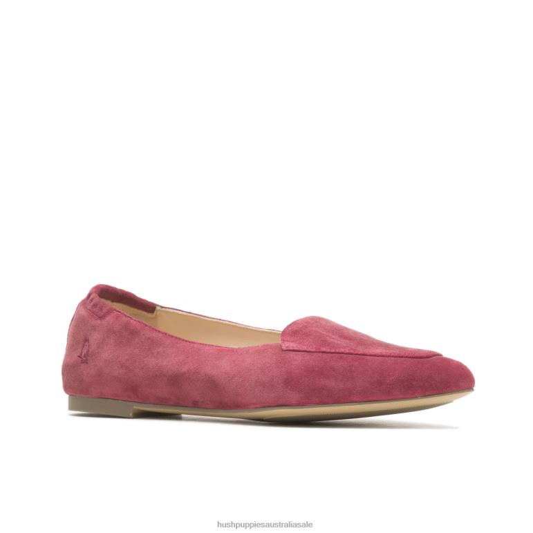 Rhubarb Red Hazel Pointe Flat Women Hush Puppies Flat Shoes F264D53