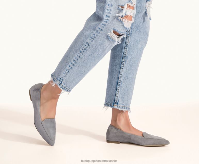 Rust Suede Hazel Pointe Flat Women Hush Puppies Flat Shoes F264D68