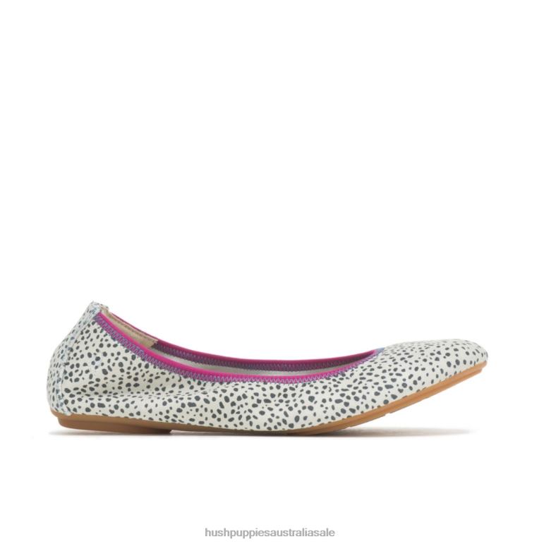 Snow Leopard Suede Chaste Ballet Flat 2 Women Hush Puppies Ballet Flat F264D82