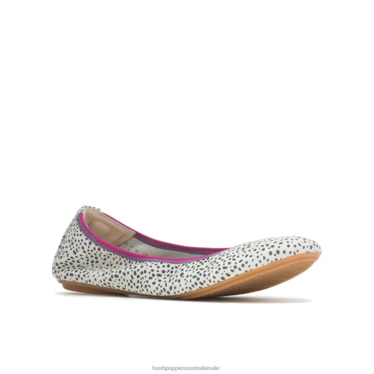 Snow Leopard Suede Chaste Ballet Flat 2 Women Hush Puppies Ballet Flat F264D82