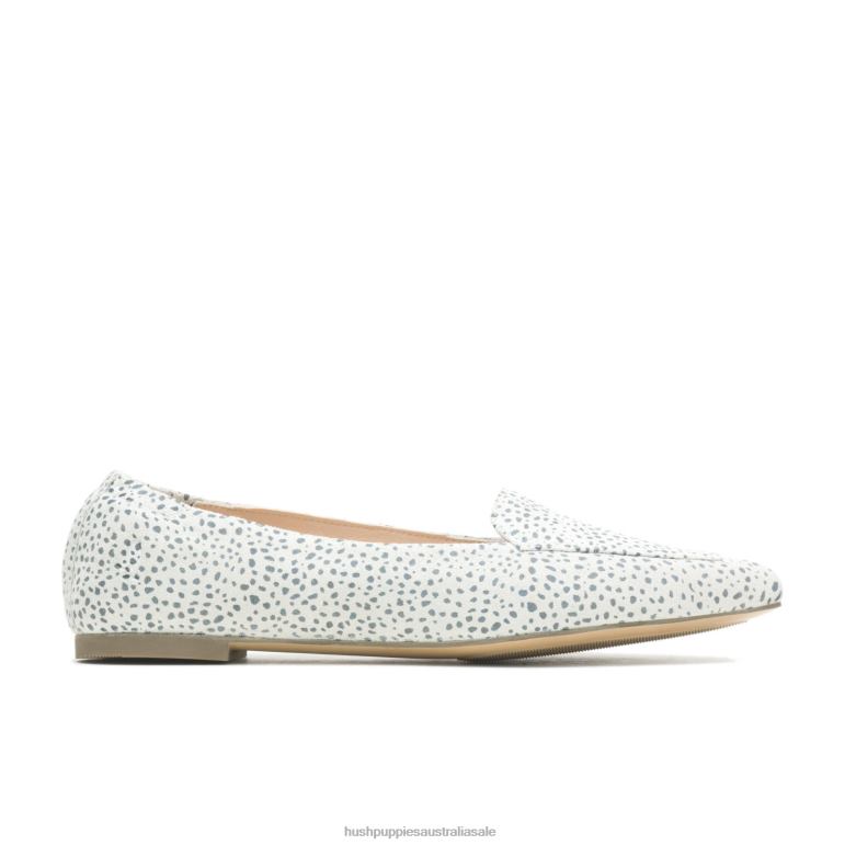 Snow Leopard Suede Hazel Pointe Flat Women Hush Puppies Flat Shoes F264D69
