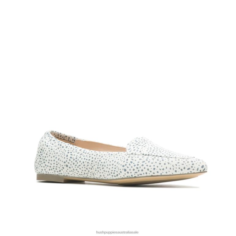 Snow Leopard Suede Hazel Pointe Flat Women Hush Puppies Flat Shoes F264D69