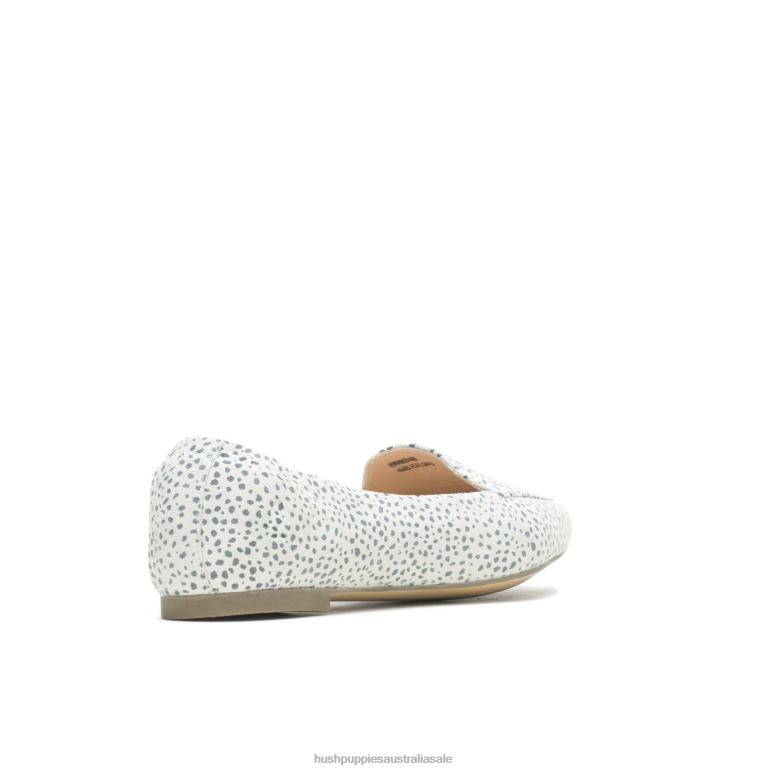 Snow Leopard Suede Hazel Pointe Flat Women Hush Puppies Flat Shoes F264D69