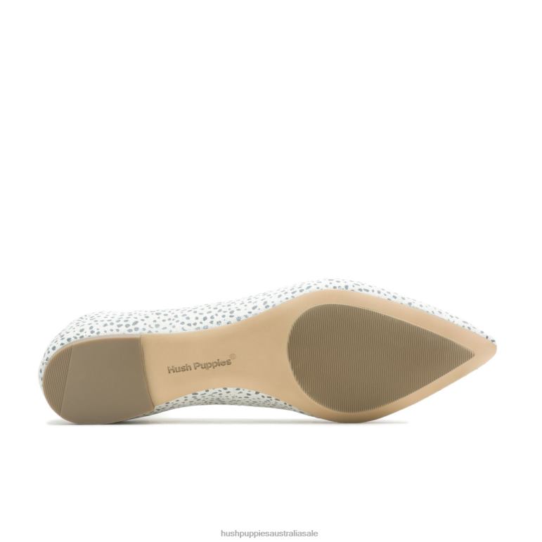 Snow Leopard Suede Hazel Pointe Flat Women Hush Puppies Flat Shoes F264D69
