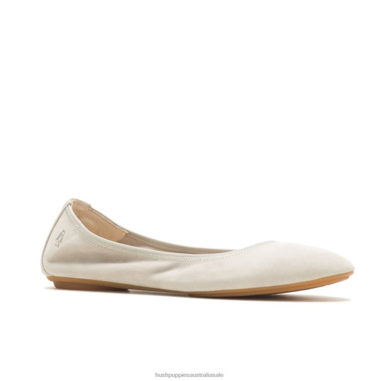 Soft Grey Suede Chaste Ballet Flat 2 Women Hush Puppies Ballet Flat F264D83