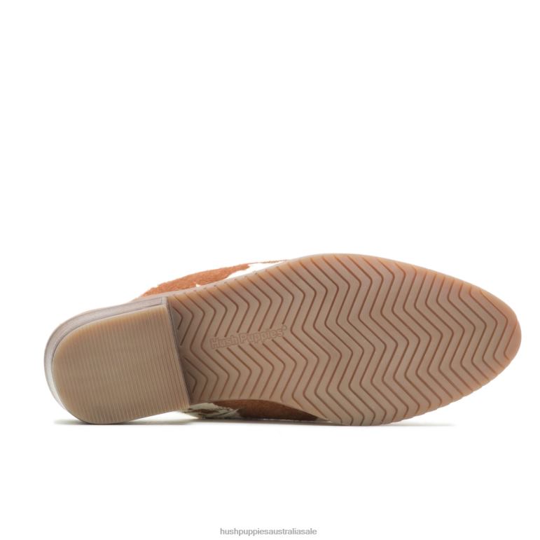 Cow Print Leather Sienna Mule Women Hush Puppies Heels F264D92
