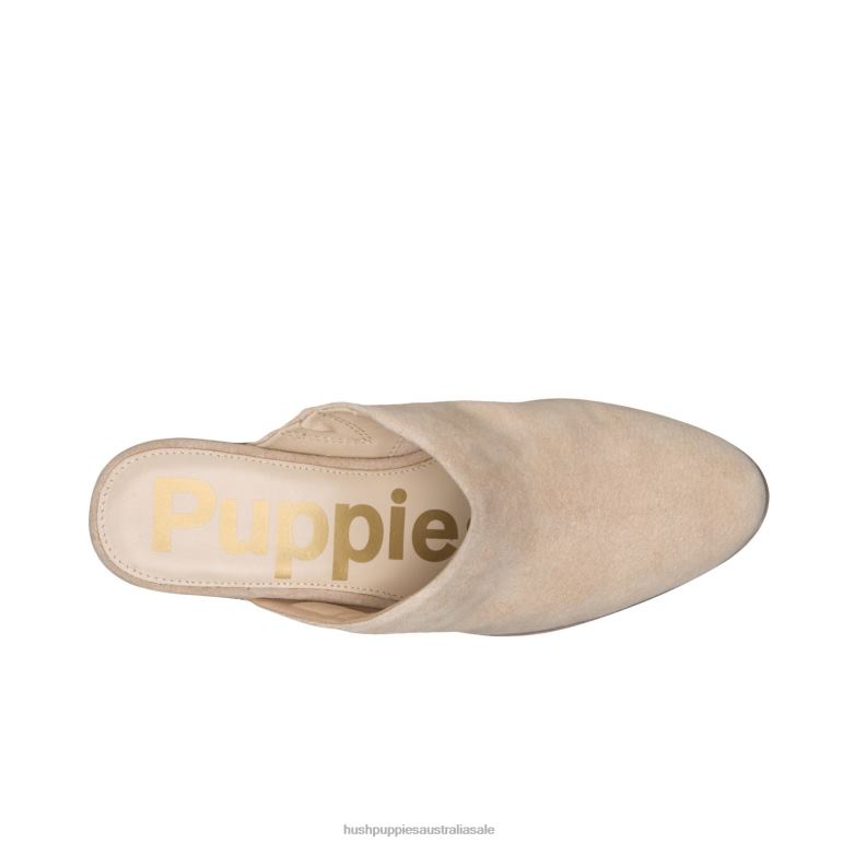Soft Sand Suede Sienna Mule Women Hush Puppies Heels F264D93