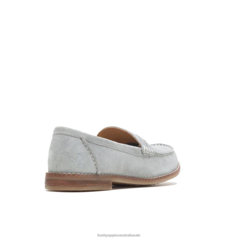 Frost Grey Suede Wren Loafer Women Hush Puppies Loafer F264D43