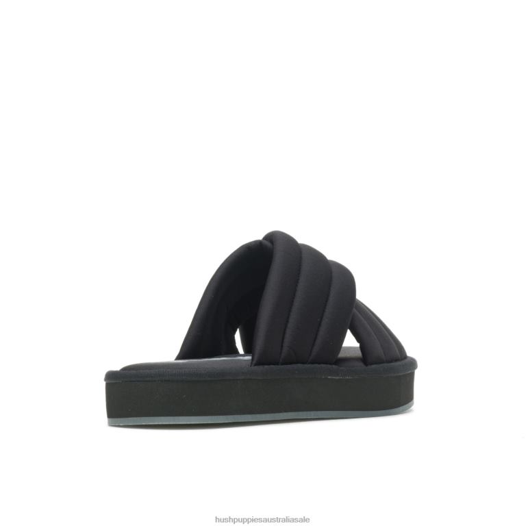 Bold Black Sunshine Slide Sandal Women Hush Puppies Sandal F264D25