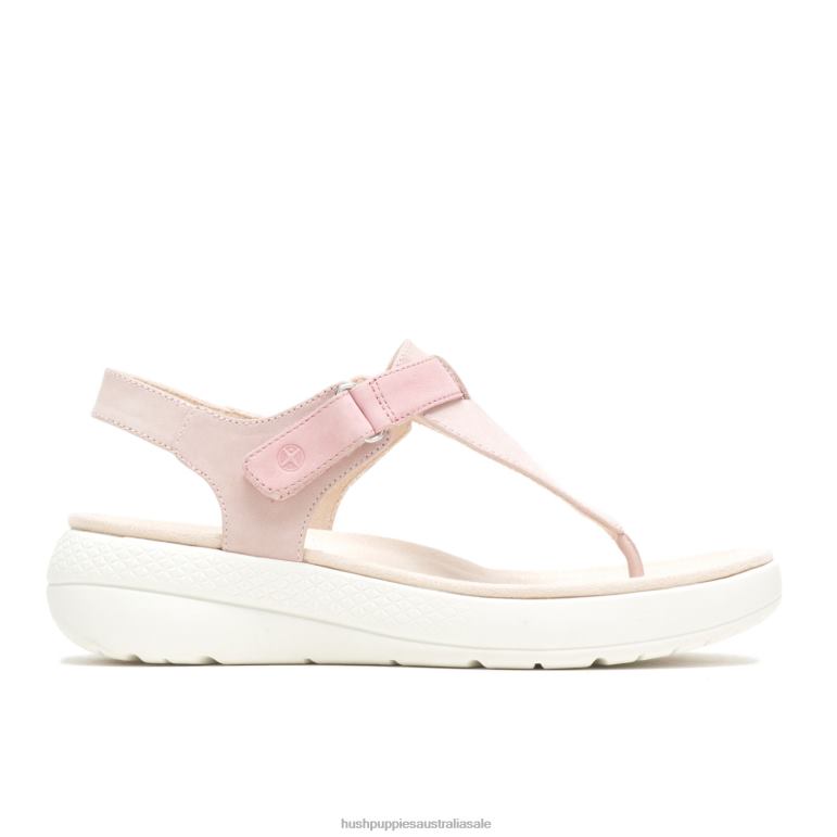 Dusty Pink Nubuck Breathe Toepost Sandal Women Hush Puppies Sandal F264D38