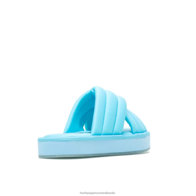 Maui Blue Sunshine Slide Sandal Women Hush Puppies Sandal F264D27