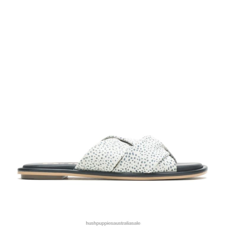 Snow Leopard Suede Emily Slide Sandal Women Hush Puppies Sandal F264D3