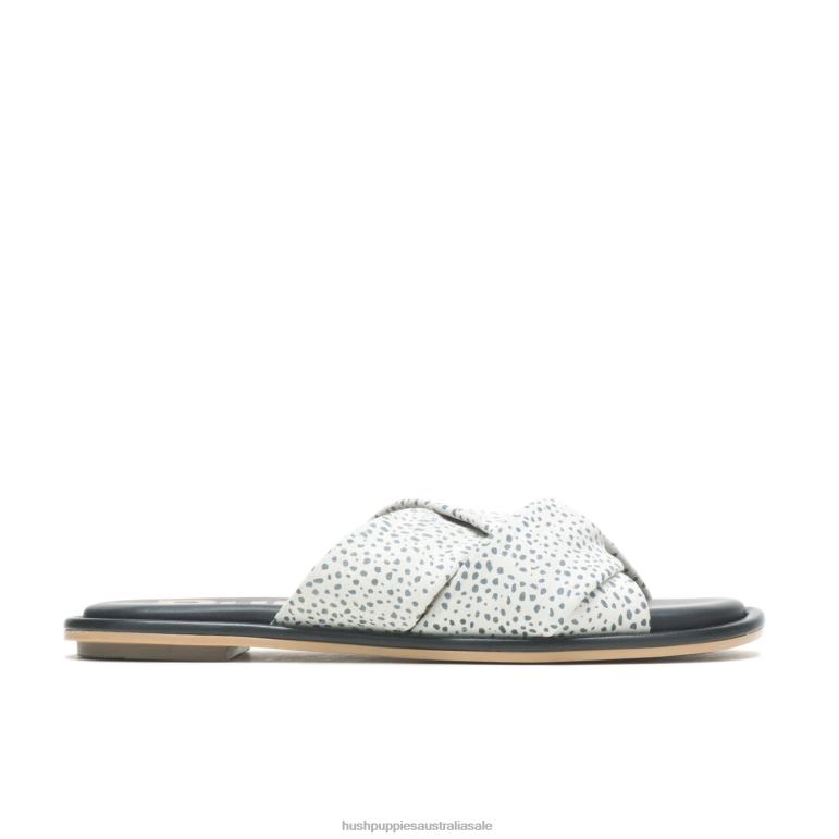 Snow Leopard Suede Emily Slide Sandal Women Hush Puppies Sandal F264D3