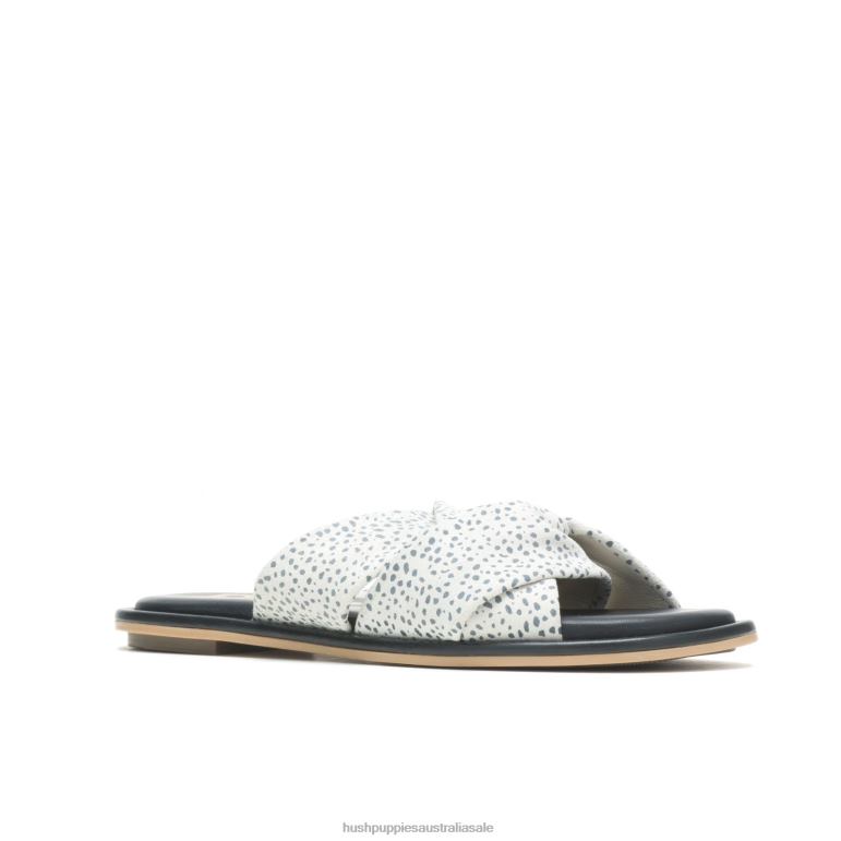 Snow Leopard Suede Emily Slide Sandal Women Hush Puppies Sandal F264D3