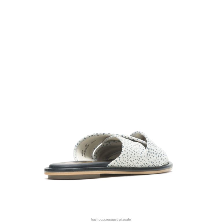 Snow Leopard Suede Emily Slide Sandal Women Hush Puppies Sandal F264D3