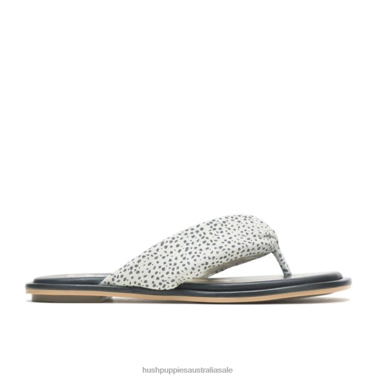 Snow Leopard Suede Emily Toepost Sandal Women Hush Puppies Sandal F264D17
