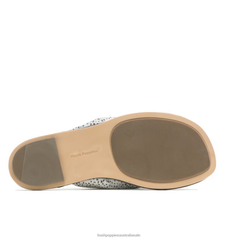 Snow Leopard Suede Emily Toepost Sandal Women Hush Puppies Sandal F264D17