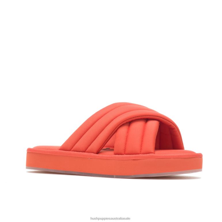 Tiger Orange Sunshine Slide Sandal Women Hush Puppies Sandal F264D26