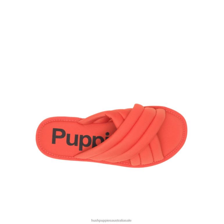 Tiger Orange Sunshine Slide Sandal Women Hush Puppies Sandal F264D26