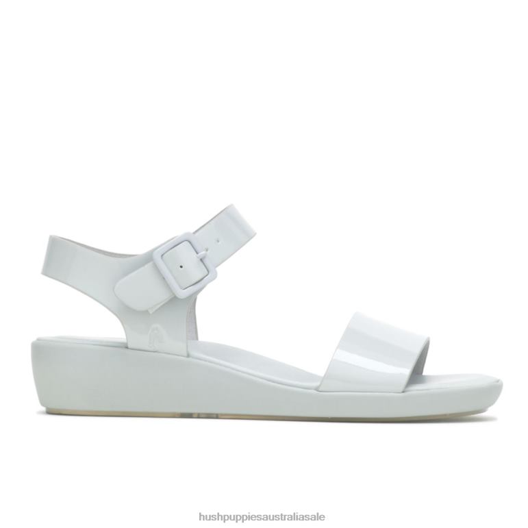 Vapor Grey Brite Jells Quarter Strap Sandal Women Hush Puppies Sandal F264D19