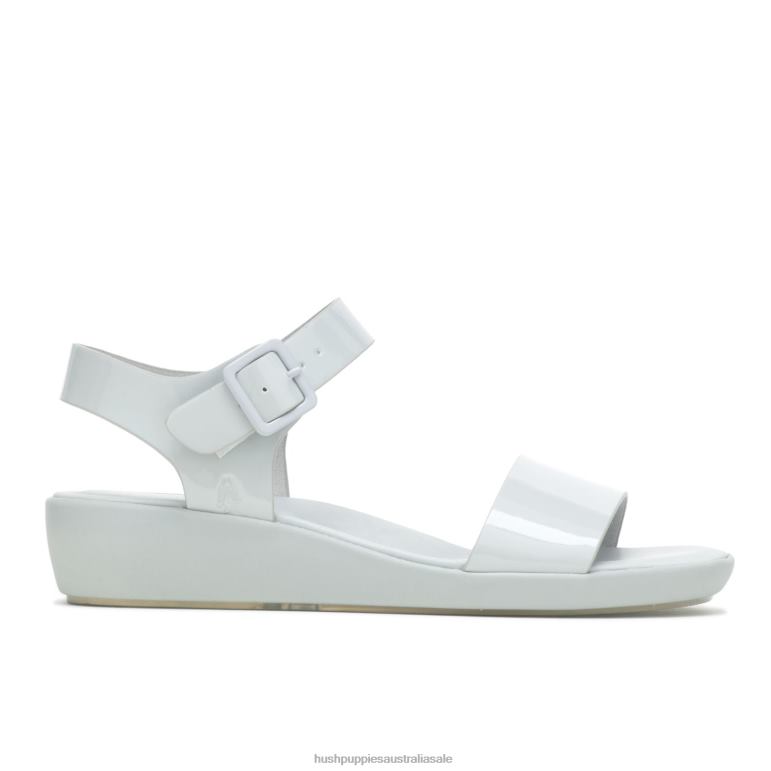Vapor Grey Brite Jells Quarter Strap Sandal Women Hush Puppies Sandal F264D19