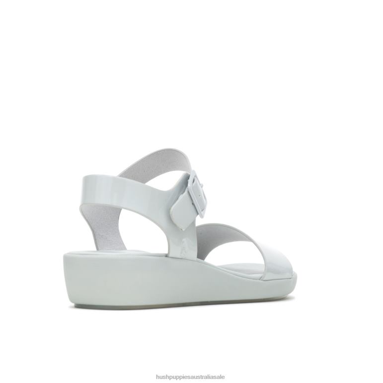 Vapor Grey Brite Jells Quarter Strap Sandal Women Hush Puppies Sandal F264D19
