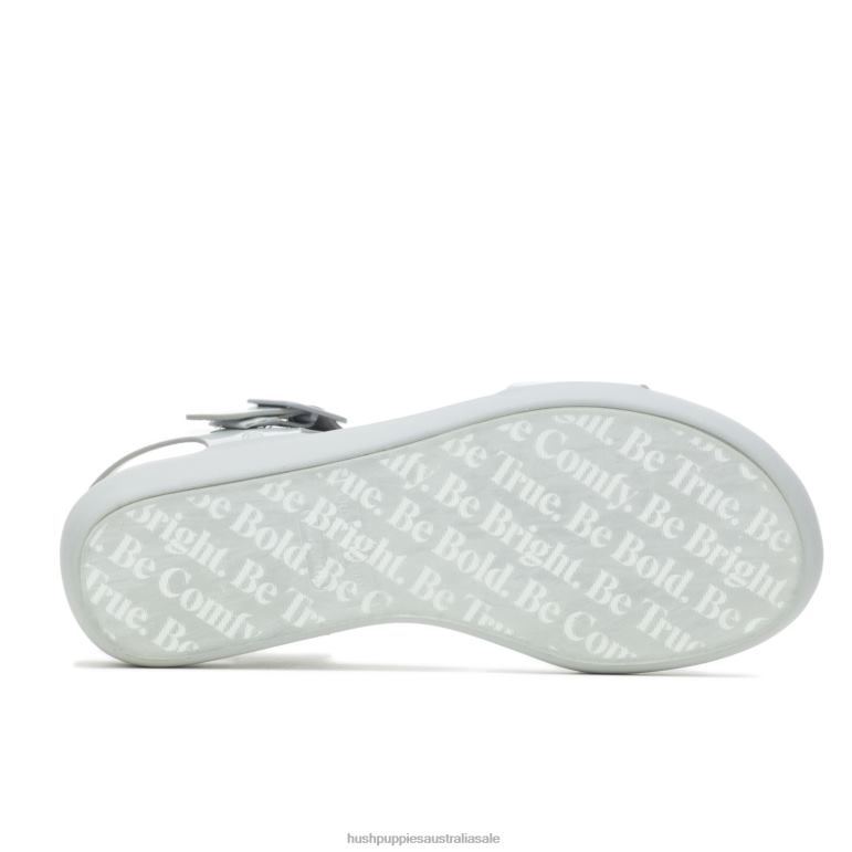 Vapor Grey Brite Jells Quarter Strap Sandal Women Hush Puppies Sandal F264D19