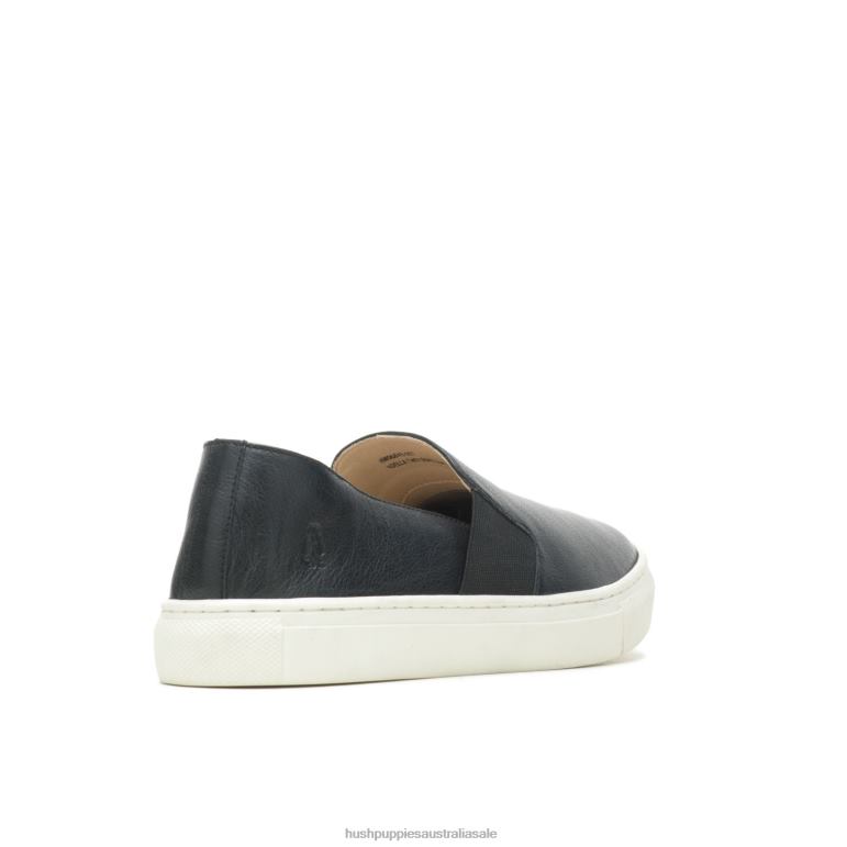 Bold Black Leather Noelle Slip On Women Hush Puppies Slip On F264D74