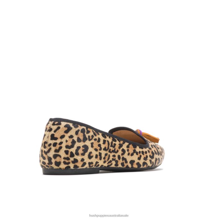 Leopard Calf Hair Sadie Tassel Slip-On Women Hush Puppies Slip On F264D97