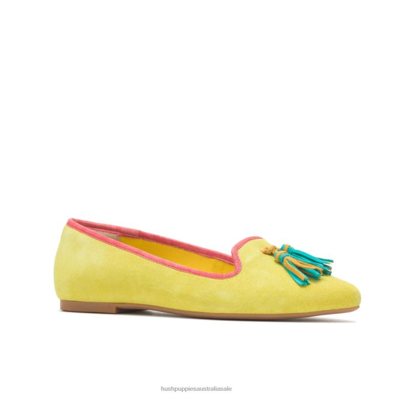 Sun Yellow Suede Sadie Tassel Slip-On Women Hush Puppies Slip On F264D99