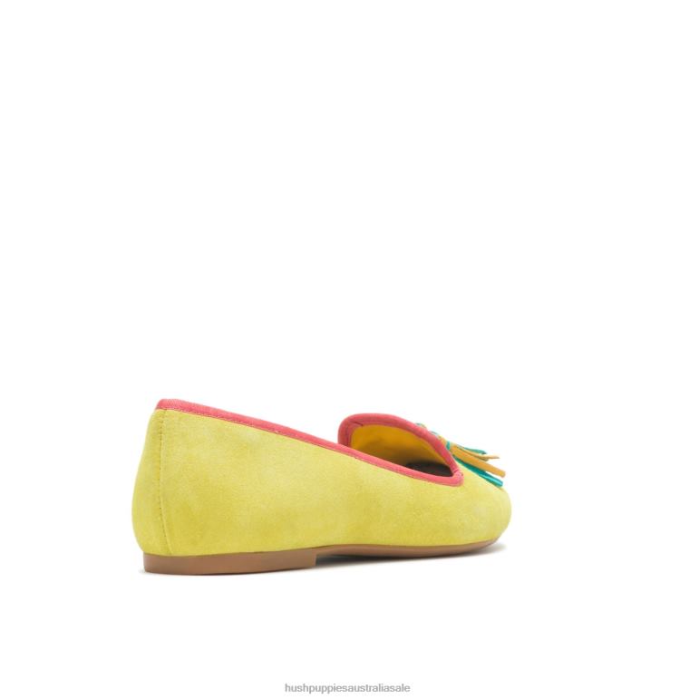 Sun Yellow Suede Sadie Tassel Slip-On Women Hush Puppies Slip On F264D99