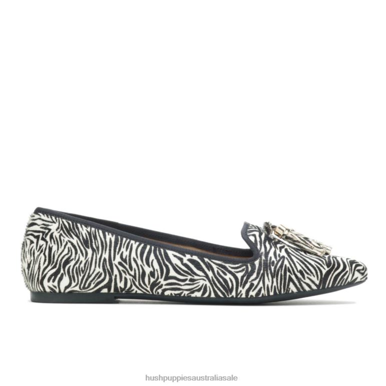 Zebra Calf Hair Sadie Tassel Slip-On Women Hush Puppies Slip On F264D96